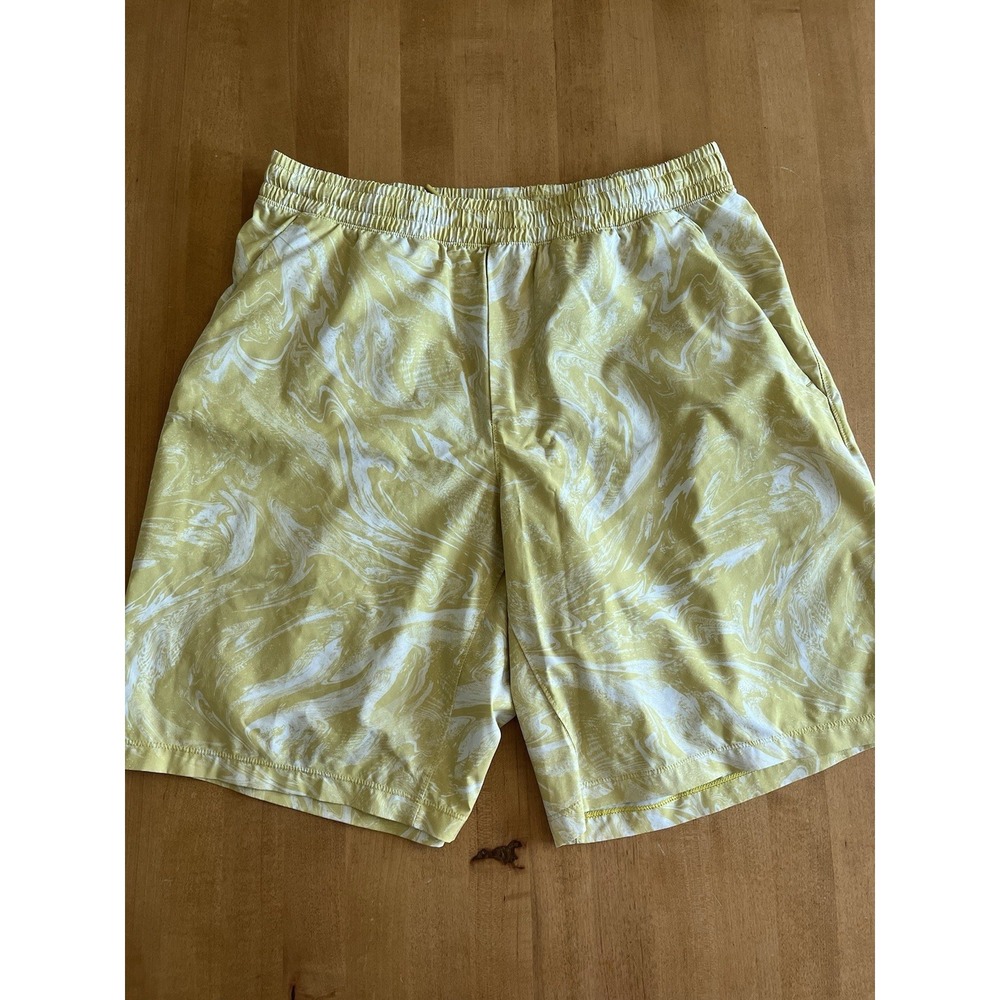 Lululemon Men's Pacebreaker Shorts Sz L Large Drawstring‎ Long Athletic Gym Run